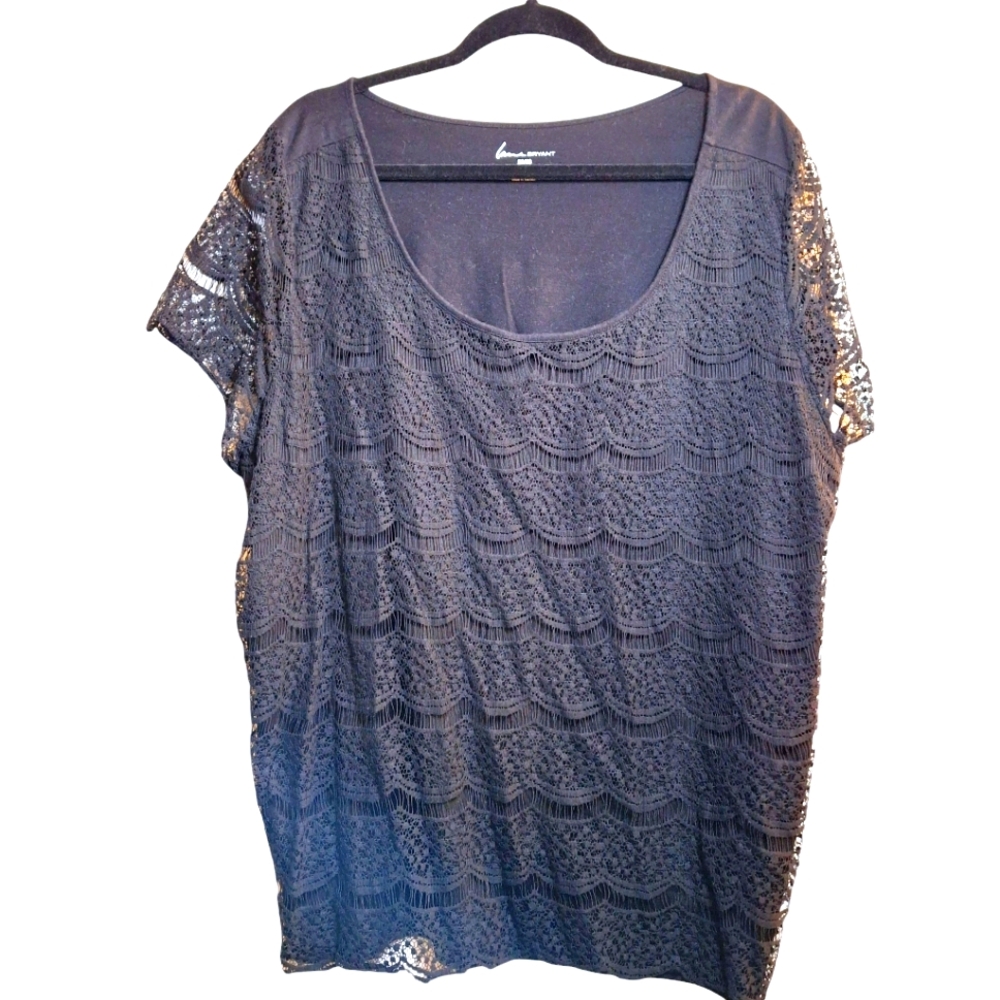 Elegant Black Lace Top